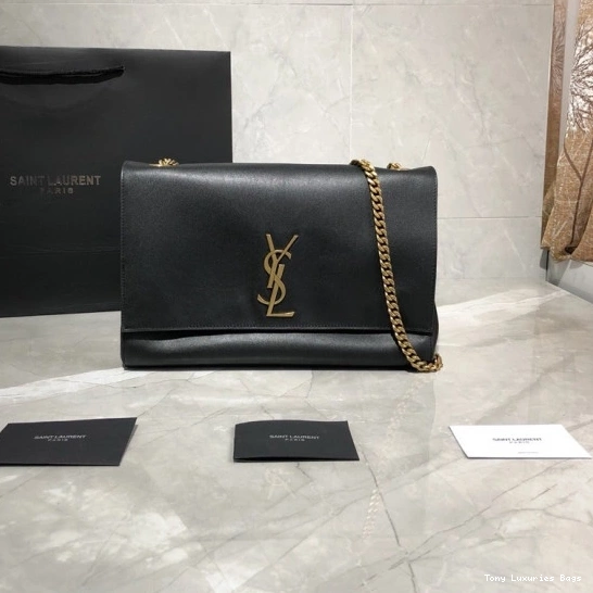 Tony Luxuries SUEDE REVERSIBLE AND SMOOTH YSL KATE IN MEDIUM LEATHER 0715